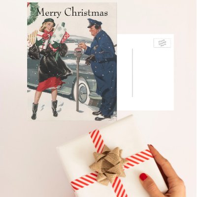 Christmas Shopping Postcards