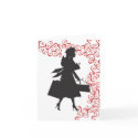 Christmas Shopping Silhouette cards by trennea Christmas Shopping Silhouette cards