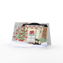 Christmas Siamese Pals Card