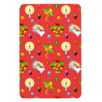 Christmas - Singing Angels & Golden Bells Flexible Magnets