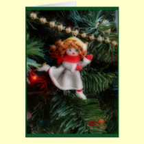 Christmas Skating Ornament cards