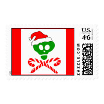 Christmas Skull and Crossbones Stamp by ldcreative Christmas Skull and Crossbones Stamp