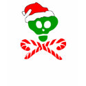 Christmas Skull and Crossbones T-shirt