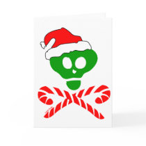Christmas Skull Crossbones cards