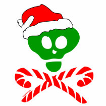 Christmas Skull Crossbones t-shirts