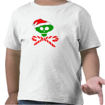Christmas Skull Crossbones t-shirts