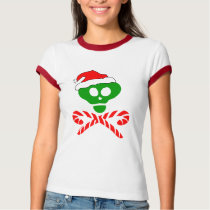 Christmas Skull Crossbones t-shirts