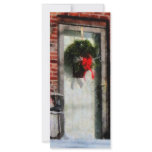 Christmas Sled Rack Card Template