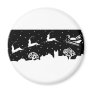 Christmas Sleigh Refrigerator Magnets