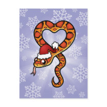 Christmas Snake Post Card