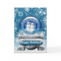 Christmas Snow Globe Greeting Card card