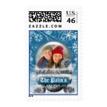 Christmas Snow Globe Template Postage
