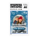 Christmas Snow Globe Template Postage stamp