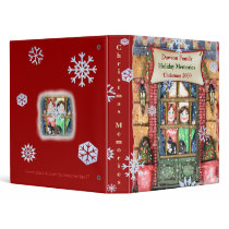 Christmas Snow Scene Scrapbook Photo Binder
