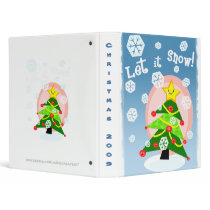 Christmas Snow Tree Photo Scrapbook Binder