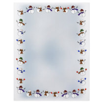 Christmas Snow Two Sided flyers by I_Love_Xmas Christmas Snow Two Sided flyers