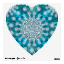 Christmas Snowflake Fractal Art Wall Decal