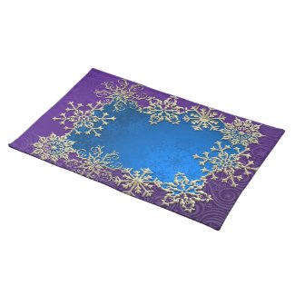 Christmas Snowflake Holiday Place Mat