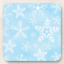 Christmas Snowflake Pattern Beverage Coasters