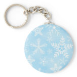 Christmas Snowflake Pattern Keychain