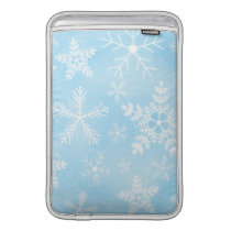 Christmas Snowflake Pattern MacBook Sleeves