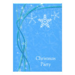 Christmas Snowflake Stars Personalized Invitations