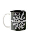 Christmas Snowflake Tree Ornament Coffee Mug