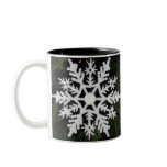 Christmas Snowflake Tree Ornament Coffee Mug