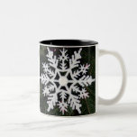 Christmas Snowflake Tree Ornament Coffee Mug