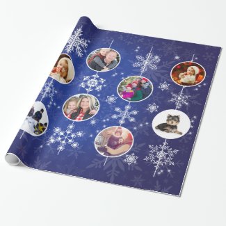 Christmas Snowflakes 10 Favorite Family Photos Gift Wrap