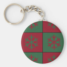 Christmas Snowflakes Key Chain