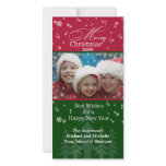 Christmas Snowflakes Photo Card