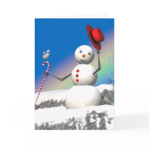 Christmas Snowman and Friend cards