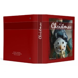 Christmas - Snowman Binder binder