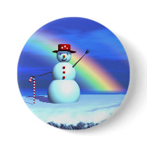 Christmas Snowman buttons by Peerdrops Christmas Snowman buttons