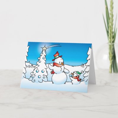 christmas snowman cards