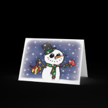 Christmas Snowman cards