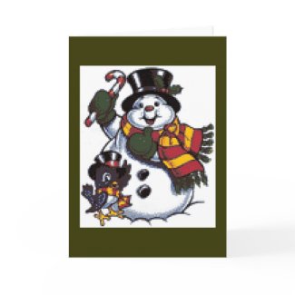 christmas_snowman card
