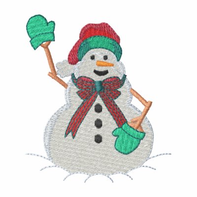Christmas Snowman Embroidered Hoody Christmas Snowman Embroidered Hoody