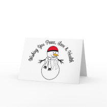 Christmas Snowman Lung Cancer Ribbon cards by cancerapparel Christmas Snowman Lung Cancer Ribbon cards