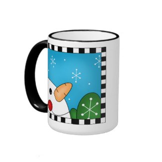 Christmas Snowman mug mug