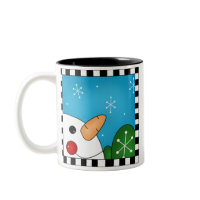 Christmas Snowman mug mug