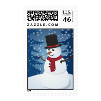 Christmas Snowman stamps
