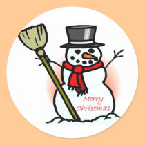 Christmas Snowman stickers