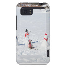 Christmas Snowmen HTC Vivid Cases