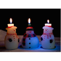 Christmas Snowmen Photo Sculpture