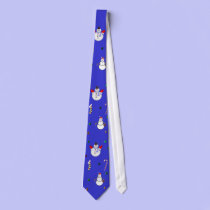 Christmas Snowmen Tie ties