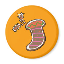 Christmas sock cookie magnets by jsoh Christmas sock cookie magnets