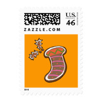 Christmas sock cookie postage