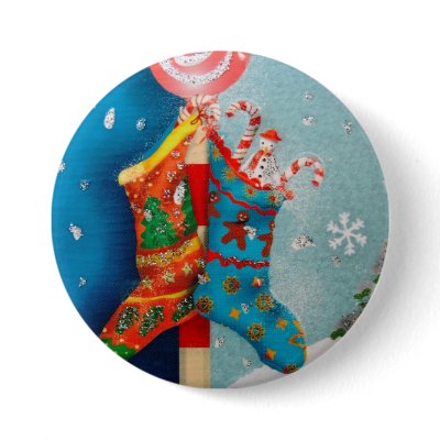 Christmas Socks buttons